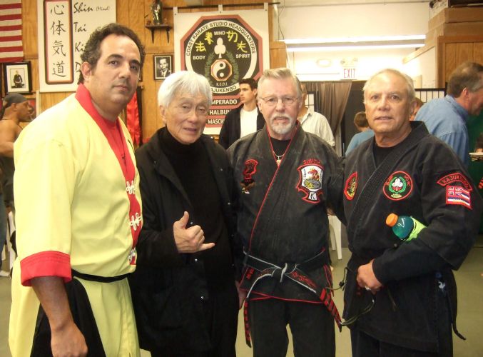 Great friends GM Clarence Lee and Sifu Larry Smith